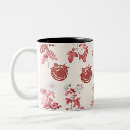 Tomato Girl Ästhetik Vintages Gemüse Zweifarbige Tasse