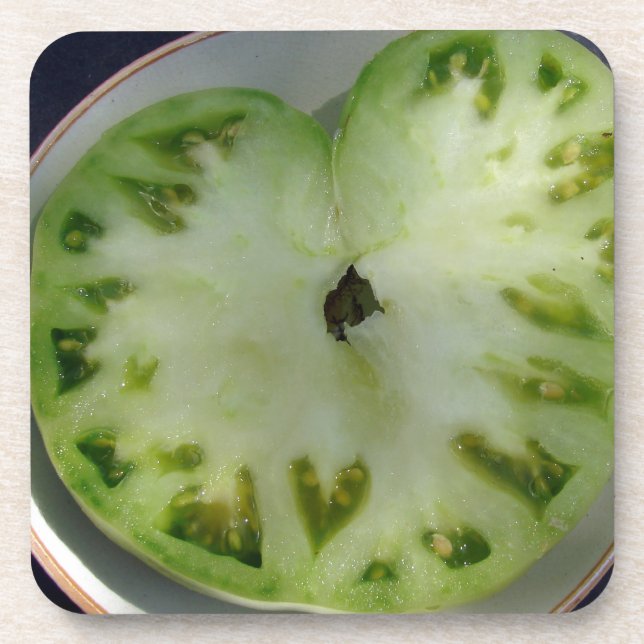 Tomato Hearts Getränkeuntersetzer (Vorderseite)