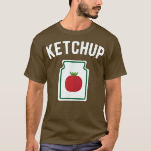 Tomato Ketchup Flasche Funny Halloween Kostüm T-Shirt