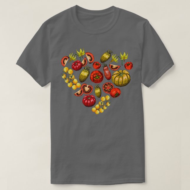 Tomato Liebe Gemüsebauernhoftomotor T-Shirt (Design vorne)