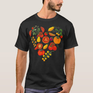 Tomato Liebe Gemüsebauernhoftomotor T-Shirt