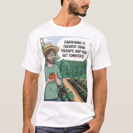 Tomato Lover's Gartenarbeit ist Therapie T-Shirt
