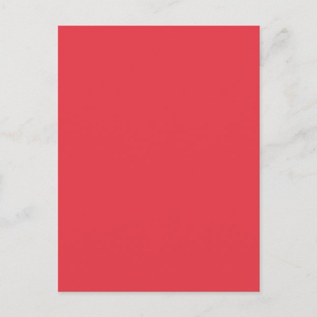 Tomato Red Blank individuell anpassbare Postkarte (Vorderseite)