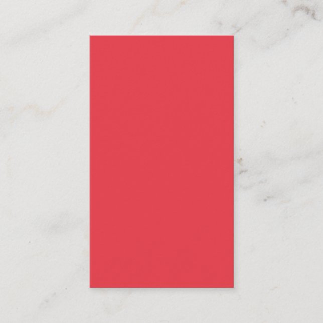 Tomato Red Custom Business Card - Anpassbar Visitenkarte (Vorderseite)