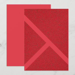 Tomato Red Diagonal Card - Benutzerdefiniertes Des Save The Date