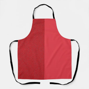 Tomato Red Dual-Tone All-Over-Schürze - Anpassbar Schürze