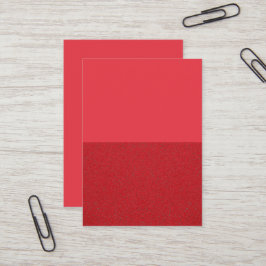 Tomato Red Dual-Tone Custom Business Card Visitenkarte