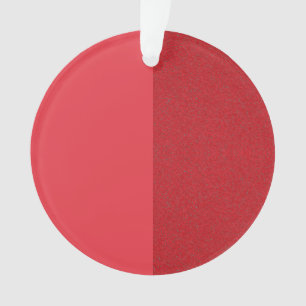 Tomato Red Dualfinish Acryl Ornament (Custom)