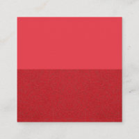 Tomato Red Horizon Split Enclosure Card (Custom)