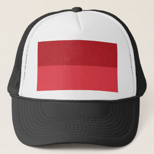 Tomato Red Horizontal Split Trucker Hat (Custom) Truckerkappe