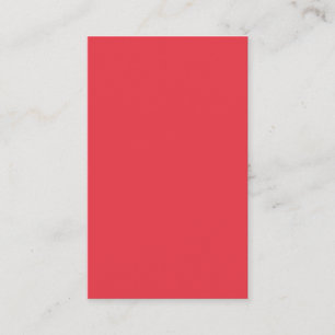 Tomato-Red Matte Business Card Blank - Anpassen Visitenkarte