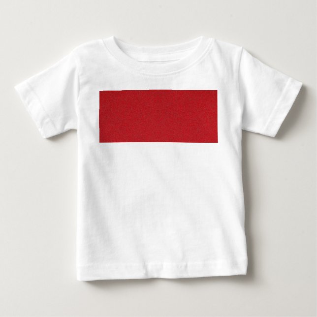 Tomato Red Noise Bar Baby Jersey T-Shirt - Anpasse (Vorderseite)