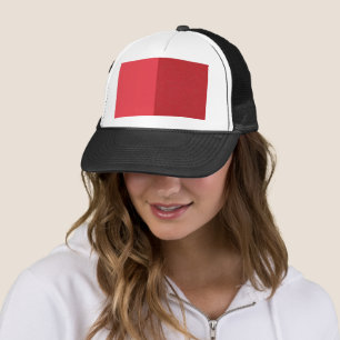 Tomato Red Noise Custom Trucker Hat Truckerkappe