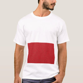 Tomato Red Noise Rectangle T-Shirt - Anpassbar