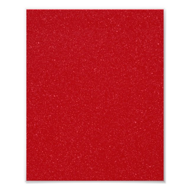Tomato Red Noise Texture Poster – Customizable (Vorne)