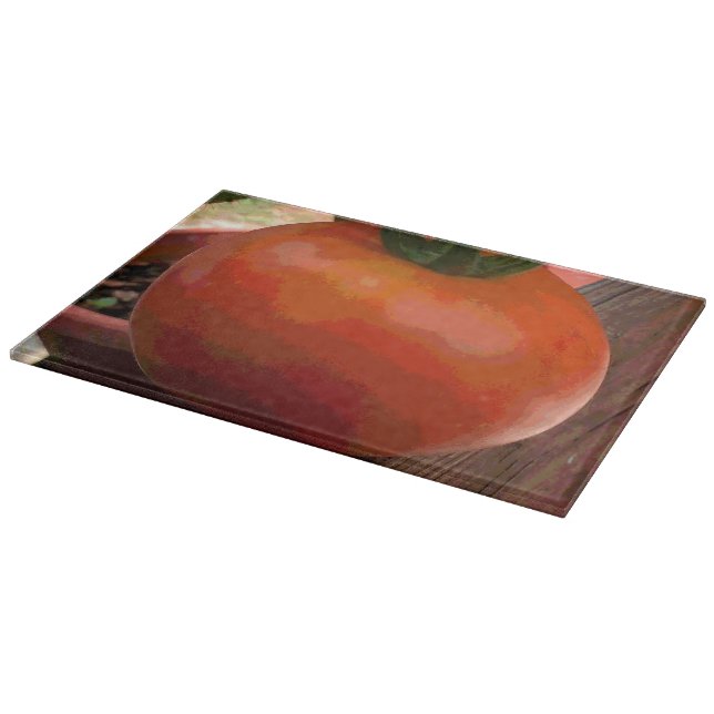 Tomato Red Schneidebrett (Ecke)
