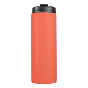 Tomato Red Solid Farbe anpassen Thermosbecher