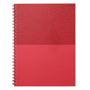 Tomato Red Spiral Notebook mit zwei Texturen (Cust Notizblock
