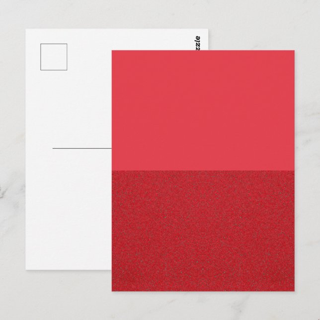 Tomato Red Split Textur Custom Postcard Postkarte (Vorne/Hinten)