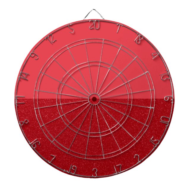 Tomato Red Split Textured Dartboard – Customizable Dartscheibe (vorne)