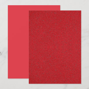 Tomato Red Textured Flat Card - Anpassbar Save The Date