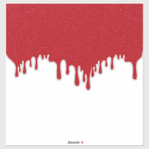Tomato Red Tropfen Custom Vinyl Aufkleber