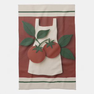 Tomato & Schürze Küche Handtuch Tee — Rustikaler F