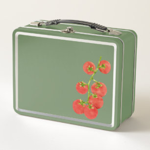 Tomato Sommer Veggie Garten trendy Metall Brotdose