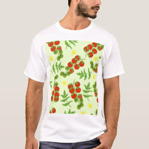 Tomato Tango: Vintager Gemüseaufdruck T-Shirt