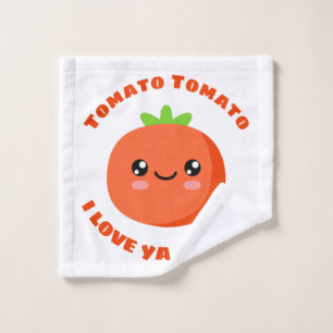 Tomato Tomato I Liebe ya Tomato Waschlappen