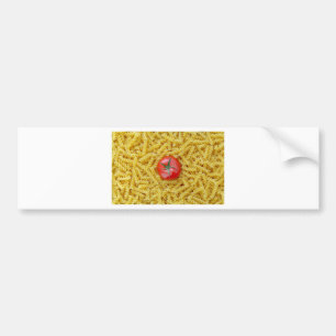 Tomato with fusilli pasta autoaufkleber