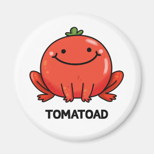 Tomatoad Funny Tomato Toad Puff Magnet