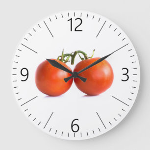 Tomatoes Große Wanduhr