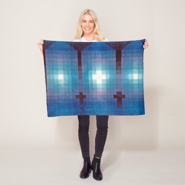 Tomb in Three, Klee Fleecedecke (Beispiel)