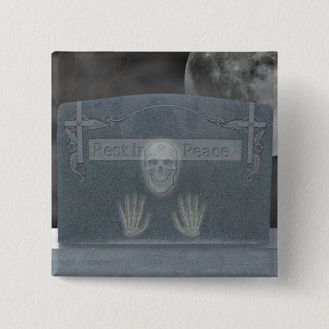 Tomb Stone Button (Vorderseite)