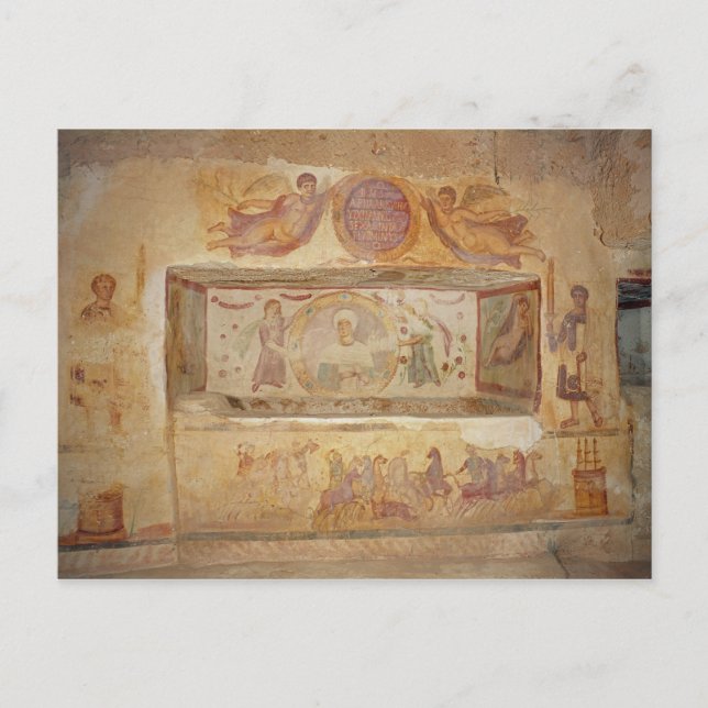 Tomb von Aelia Arisuth Postkarte (Vorderseite)