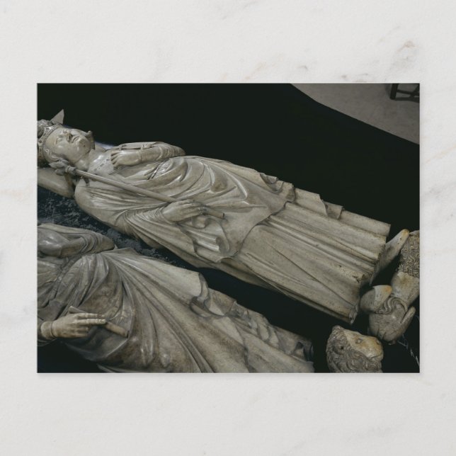 Tomb von Philippe IV Le Bel, 1327 Postkarte (Vorderseite)