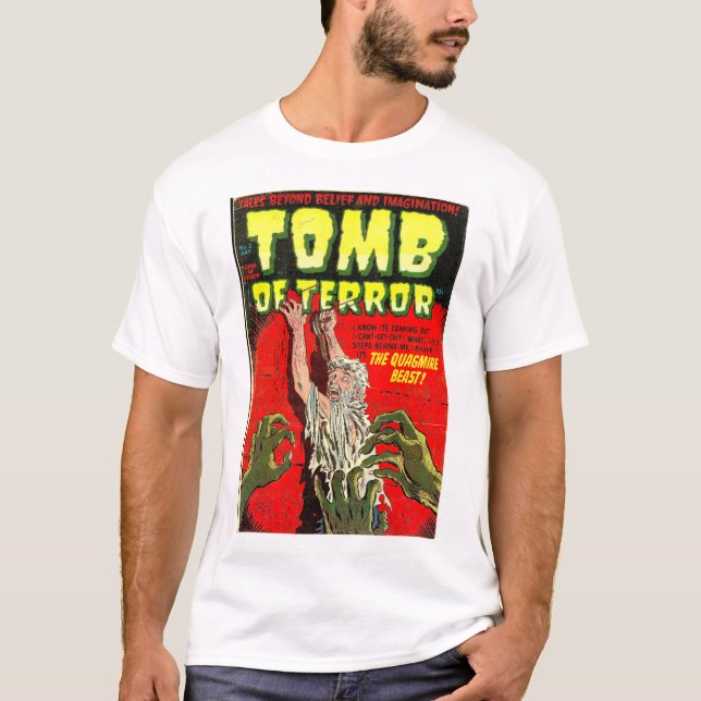Tombe de la terreur le T-shirt de bête de bourbier (Devant)