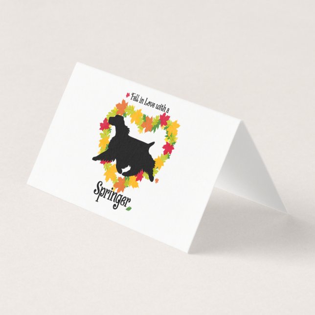 Tomber amoureux avec un Springer Spaniel (Front)