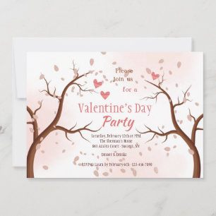 Tomber dans l'amour Invitation de la Saint Valenti