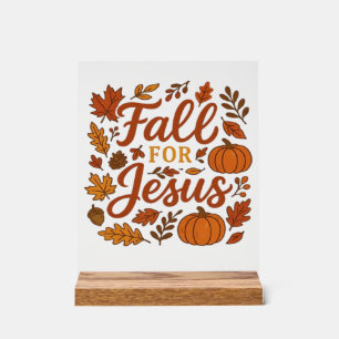 Tombez amoureux de Jésus Citrouille d'automne Foi
