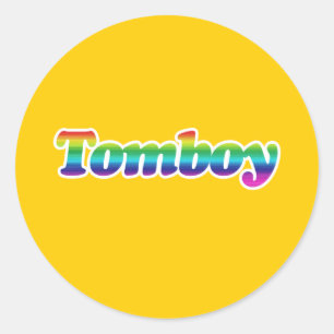 TOMBOY PRIDE RUNDER AUFKLEBER