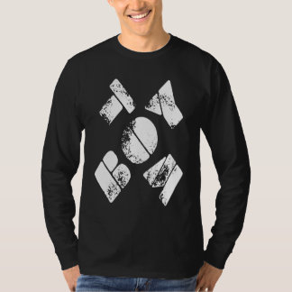 TOMBOY rugged girl distressed style text T-Shirt