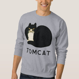 Tomcat Chinese Qing Dynsty Black Manchu Cat Sweatshirt