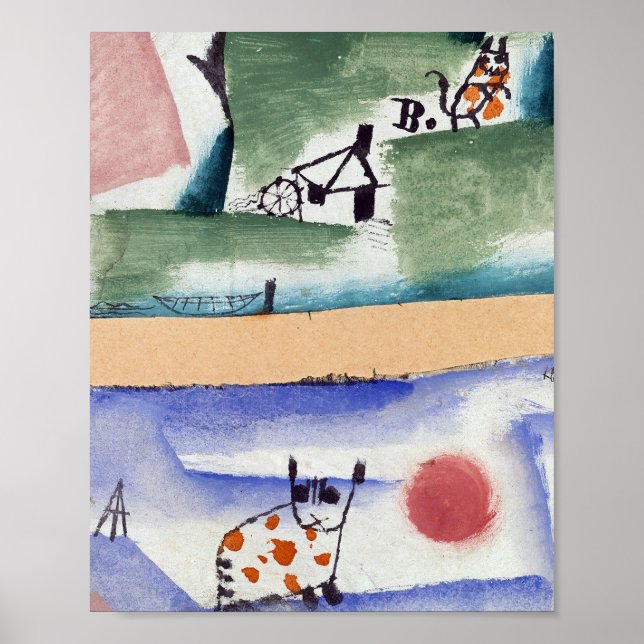 Tomcat Turf : Paul Klee 1919 Poster (Vorne)
