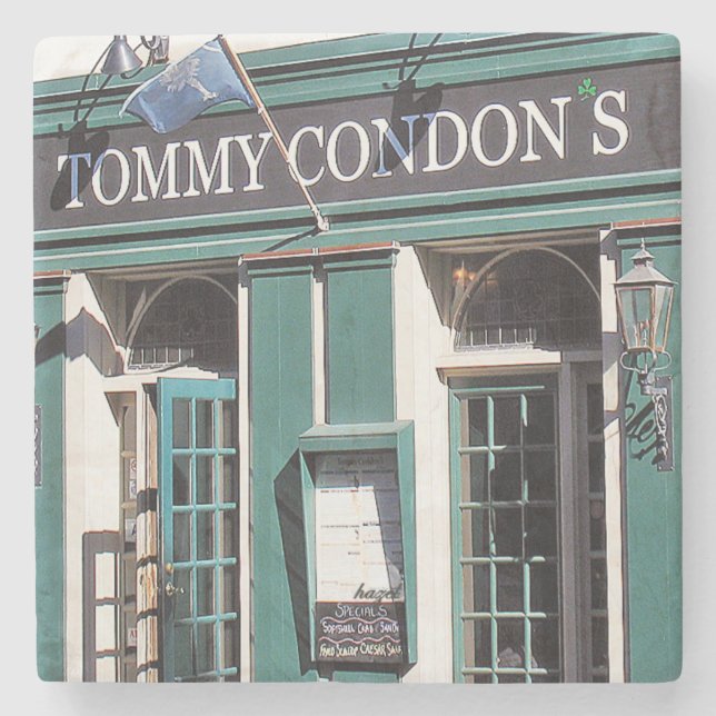 Tommy Condon's Irish Pub Charleston, SC. Untersetz Steinuntersetzer (Vorderseite)