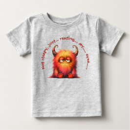 Tommy: Das NO Nickerchen Monster Baby T-shirt