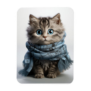 Tommy, die fließendste Tabby-Katze Magnet