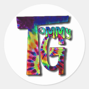 Tommy-G-Aufkleber Runder Aufkleber