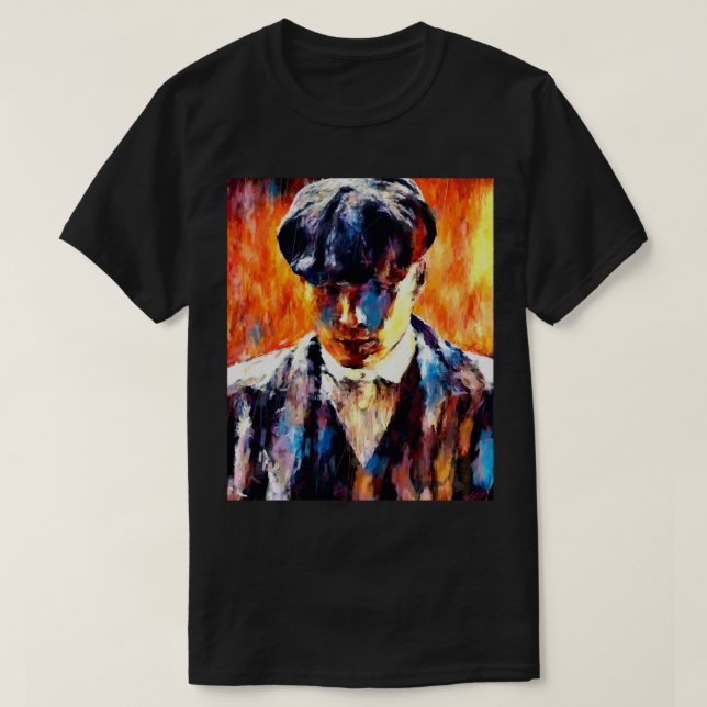 Tommy Shelby Peaky Bli, Graue Brüder T-Shirt (Design vorne)